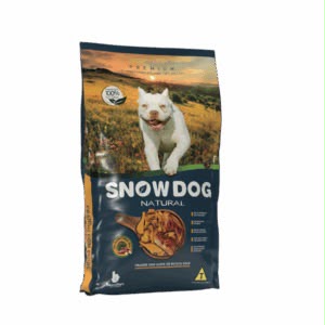 Embalagem de Snow Dog Natural Carne, Brócolis e Mandioca