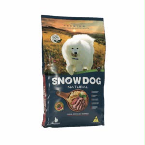 Embalagem de Snow Dog Natural Frango com Chips de Batata-Doce