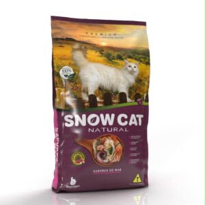 Embalagem de Snow Cat Natural Sabores do Mar