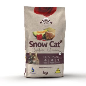 Embalagem de Snow Cat Flores Cuidado Urinário