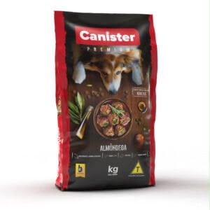 Embalagem de Canister Cães Almôndega